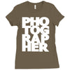 gift for photographer Ladies Fitted T-Shirt
