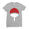 uchiha clan symbol crest   anime itachi sasuke naruto cosplay gift tee Ladies Fitted T-Shirt