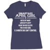 Smartass April Girl Ladies Fitted T-Shirt