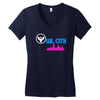 owl city retro Women's V-Neck T-Shirt