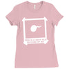 this is an old picture of me funny Ladies Fitted T-Shirt