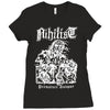 nihilist premature autopsy entombed Ladies Fitted T-Shirt