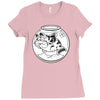 cat fish Ladies Fitted T-Shirt