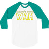 Wah (Waluigi's Voice) 3/4 Sleeve Shirt