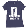 novelty funny humor tee graphic Ladies Fitted T-Shirt