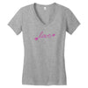 Love Women's V-Neck T-Shirt
