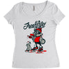 fresh life Women's Triblend Scoop T-shirt