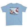 Michelangelo Creation of Adam Youth Tee