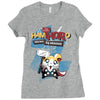 mighty hamthoro Ladies Fitted T-Shirt