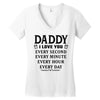 I Love You Daddy Women's V-Neck T-Shirt