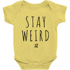Juanpa Zurita Stay Weird Baby Onesie