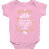 i am an aries Baby Onesie