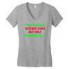 imake horrible since puns but only periodicaly Women's V-Neck T-Shirt