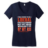 liberal for halloween (mp) Women's V-Neck T-Shirt