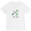 irish unicorn V-Neck Tee