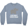 chubby unicorn rhino Crewneck Sweatshirt