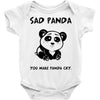 you make me a sad panda Baby Bodysuit