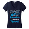 Papaw Was Created because Grankids Need Real Hero Women's V-Neck T-Shirt