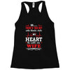 There's This Boy Who Stole My Heart He Calls Me Wife Racerback Tank