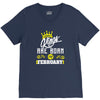 Kings Are Born In February V-Neck Tee