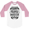 Super Cool Pawpaw Of A Freaking Awesome Daughter 3/4 Sleeve Shirt