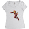 Iron Man Bleeding Edge Women's Triblend Scoop T-shirt