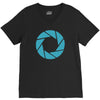 camera shutter V-Neck Tee
