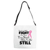 the lord will fight for you, you need only to be still Adjustable Strap Totes