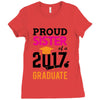 Class of 2017 Proud Sister Graduation Ladies Fitted T-Shirt