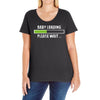 soon to be mom Ladies Curvy T-Shirt