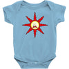 praise the screaming sun Baby Onesie