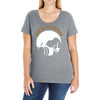 great pumpkin (2) Ladies Curvy T-Shirt