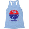 pizza for prez Racerback Tank