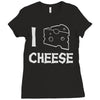 i love cheese Ladies Fitted T-Shirt