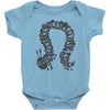 greedy caterpillar Baby Bodysuit