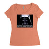 darth vader sith happens ideal birthday present or gift Women's Triblend Scoop T-shirt