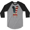 jake paul x american flag 3/4 Sleeve Shirt