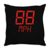 back to the future movie inspired tshirt Throw Pillow