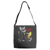 narf punk Adjustable Strap Totes