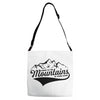 Going To The Mountains Is Going Home Adjustable Strap Totes