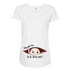 June Peeking Out Baby Boy Maternity Scoop Neck T-shirt