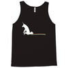 unicorn scooting on the floor Tank Top