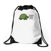 normal ass turtle Drawstring Bags