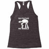 i'm all about that base Racerback Tank