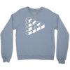 sheldon dreieck big bang theory triforce illusion 3d nerd fun usa Crewneck Sweatshirt