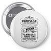 Vintage Aged To Perfection 1999 Pin-back button