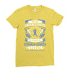 Never Underestimate the Strength of a Stomach Cancer Warrior Ladies Fitted T-Shirt