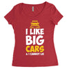 i like big monster cars Women's Triblend Scoop T-shirt