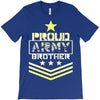 military, proud us army brother veteran u T-Shirt