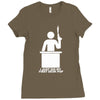 i just did my first desk pop Ladies Fitted T-Shirt